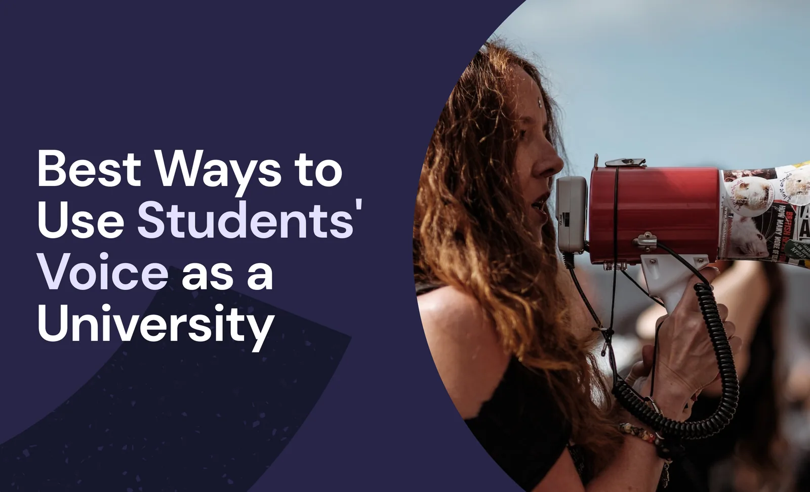Best ways to use students' voice as a University