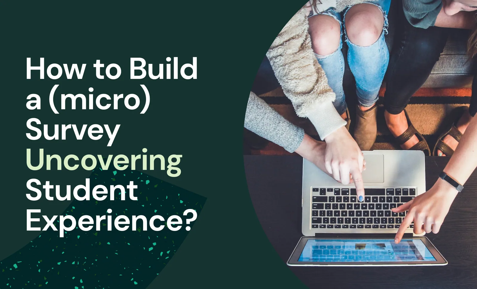 How to build a (micro) survey uncovering student experience?
