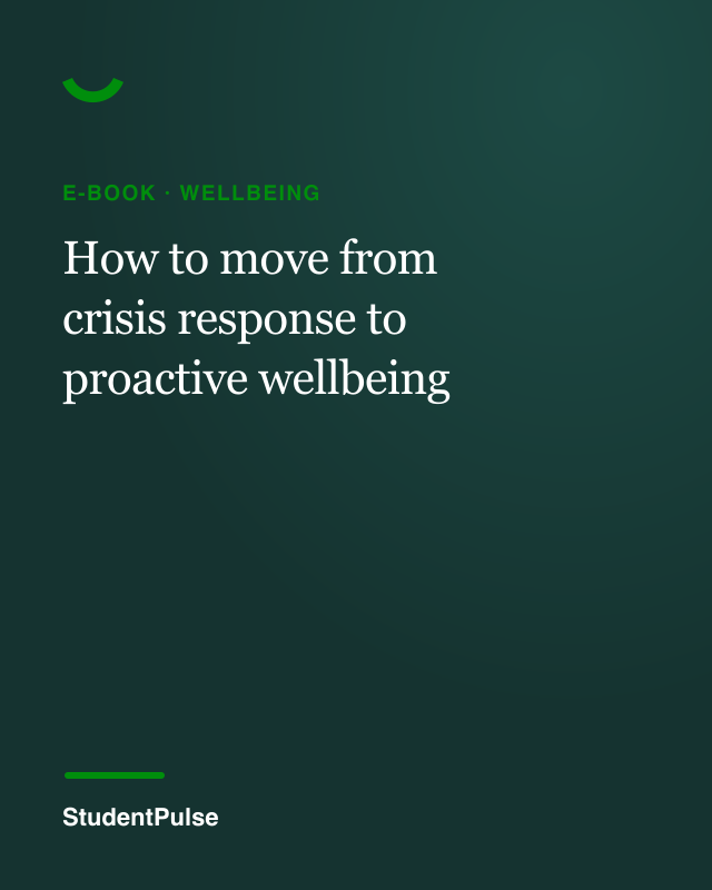 How to move from crisis response to proactive wellbeing